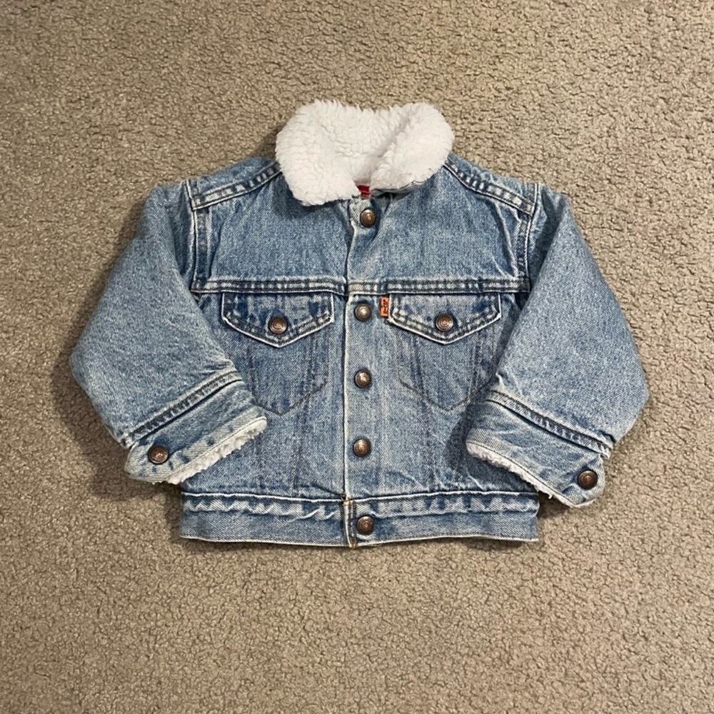 VINTAGE 80s LEVI’S LITTLE KIDS JEAN JACKET